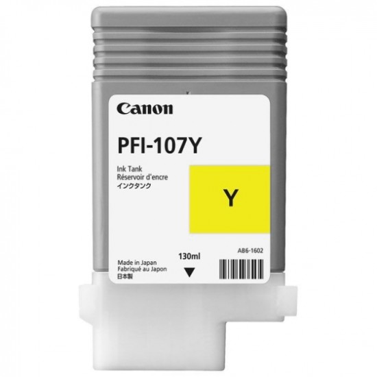 CARTOUCHE CANON PFI-107 JAUNE