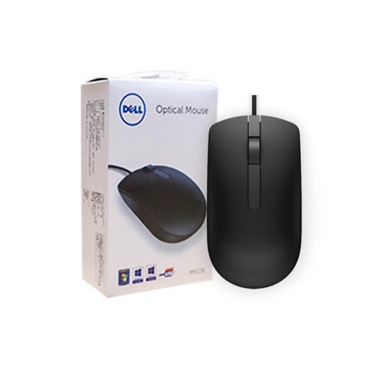 Dell Optical Mouse-MS116-Black