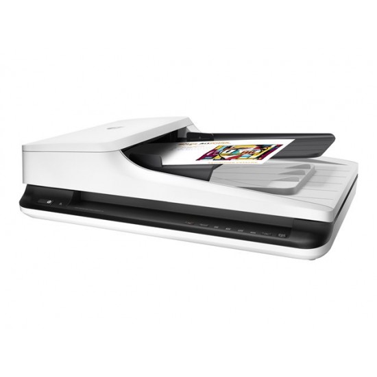 HP ScanJet Pro 2500 f1 Flatbed Scanner, 20 ppm, A4, USB, ADF - 50 papiers,