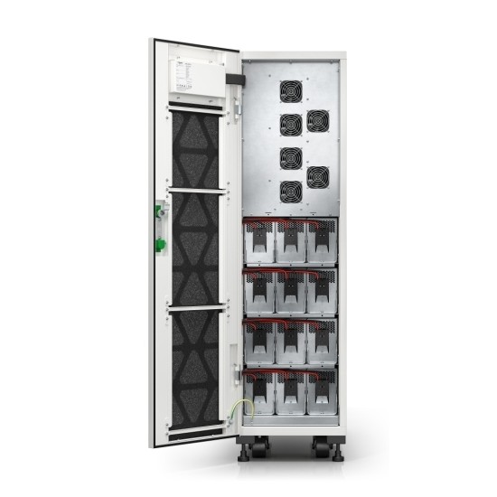 Easy UPS 3S 15 kVA 400V 3:3 UPS, 1 x internal 7Ah modular battery string, expandable to 3