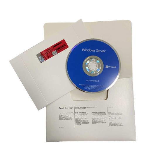 Windows Svr Std 2022 64Bit French 1pk DSP OEI DVD 16 Core