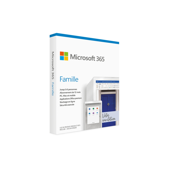 M365 Family French Subscr 1YR Africa Only Medialeless