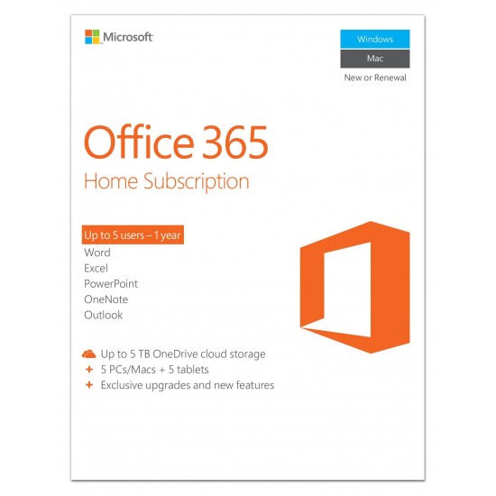 Microsoft® 365 Personal 32-bit/x64 All Languages Subscription Emerging