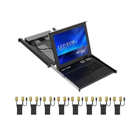 8 câbles console KVM...