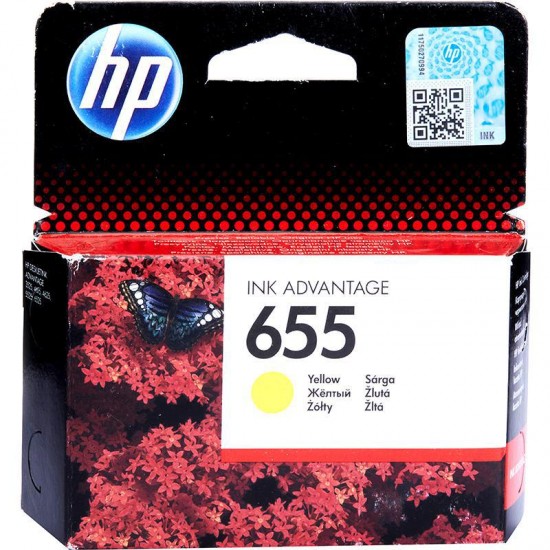 HP 655 Yellow Original Ink...