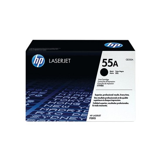 HP 55A Black Original LaserJet Toner Cartridge