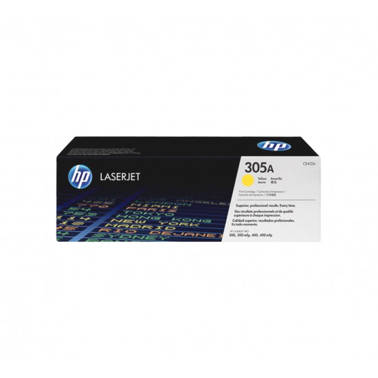 HP 305A Yellow Original LaserJet Toner Cartridge