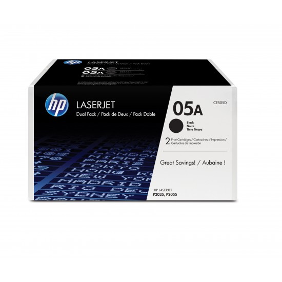 HP 05A Black Original LaserJet Toner Cartridge