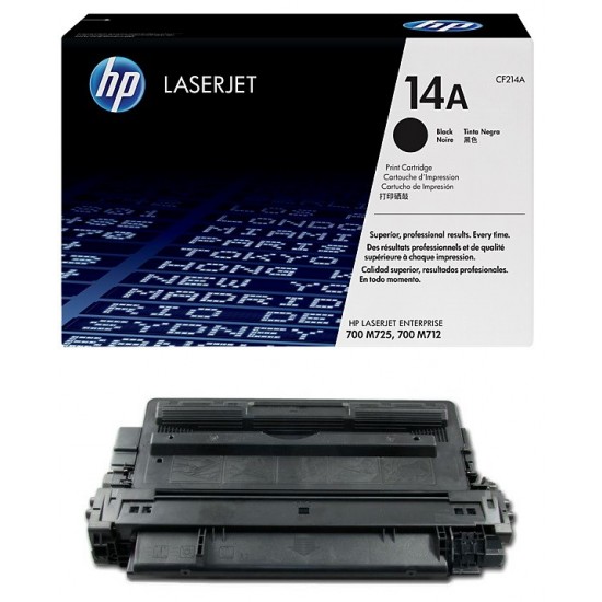 HP 14A Black Original LaserJet Toner Cartridge