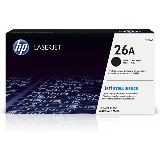 HP 26A Black Original LaserJet Toner Cartridge