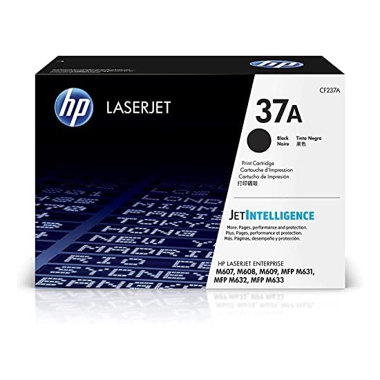 HP 37A Black Original LaserJet Toner Cartridge
