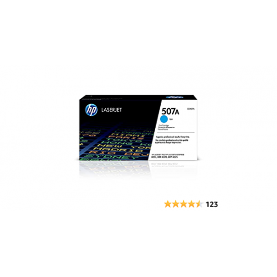 HP 507A Cyan Original LaserJet Toner Cartridge