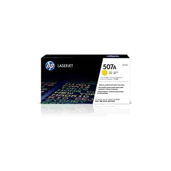 HP 507A Yellow Original LaserJet Toner Cartridge
