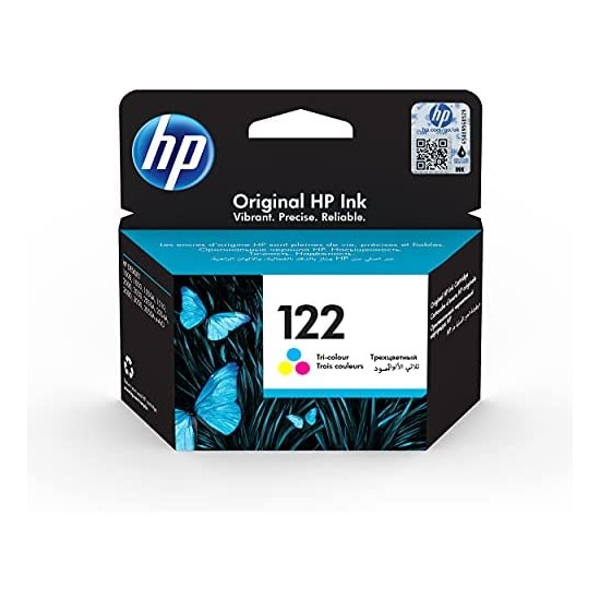 HP 122 Tri-color Original Ink Cartridge
